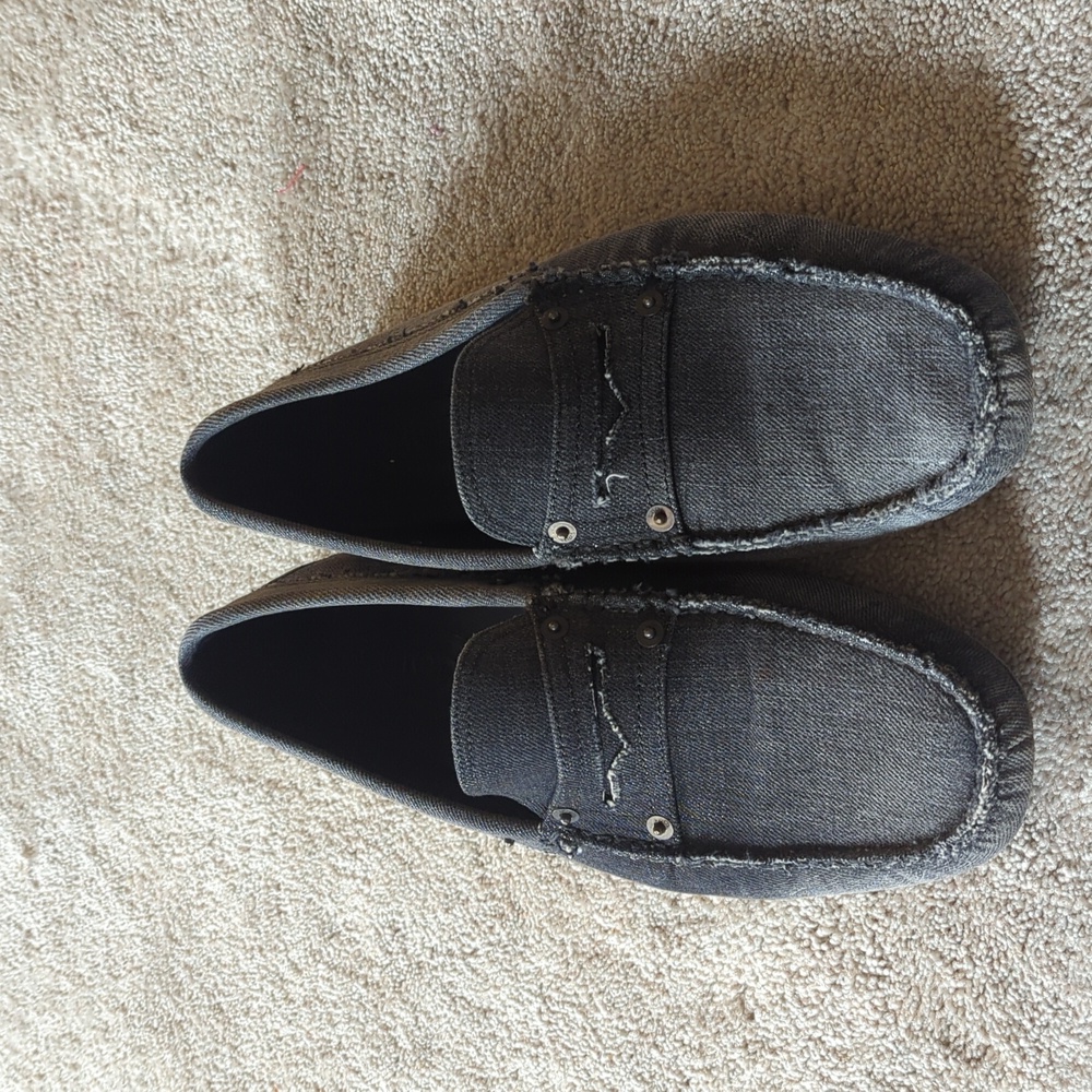 Tod,a Men's black jeans Loafers